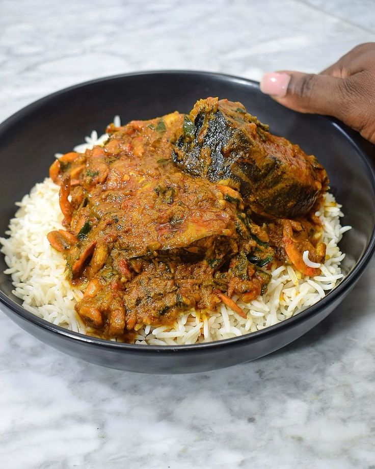 White Rice With Native Stew